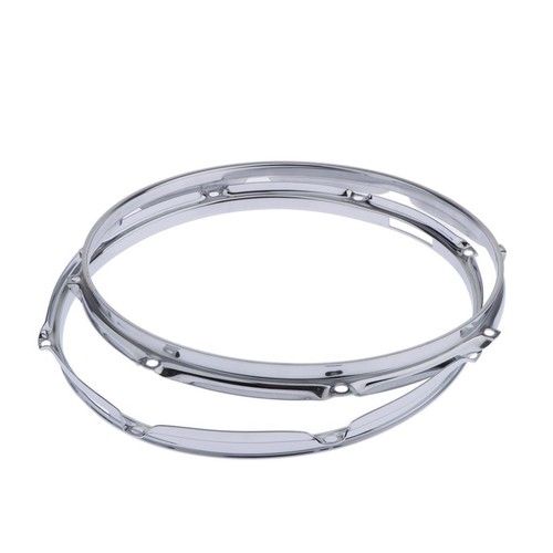 2 Pcs Premium Alloy Steel Snare Drum Hoop Rim 13 inch 8