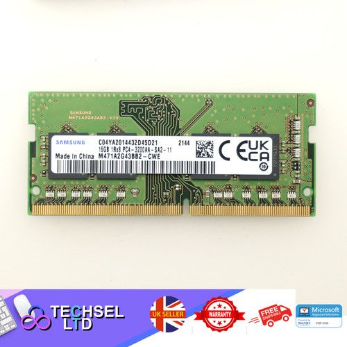 Samsung SK Hynix Micron 16GB 1Rx8 PC4-3200AA SODIMM Memory RAM Mixed Brand