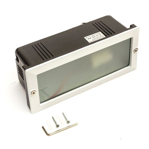 Outdoor Brick Light Recessed Garden Patio Step Wall Light IP65 Requires E27 Bulb