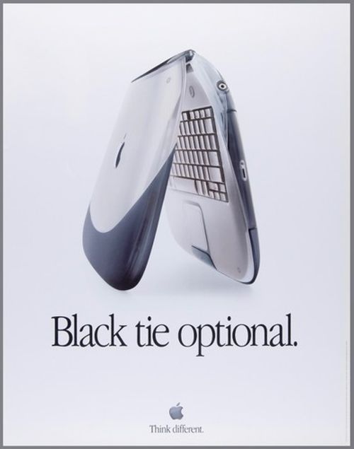 Apple Mac iBook SE Black Tie Optional Poster 22 x 28 NOT A REPRINT Vintage