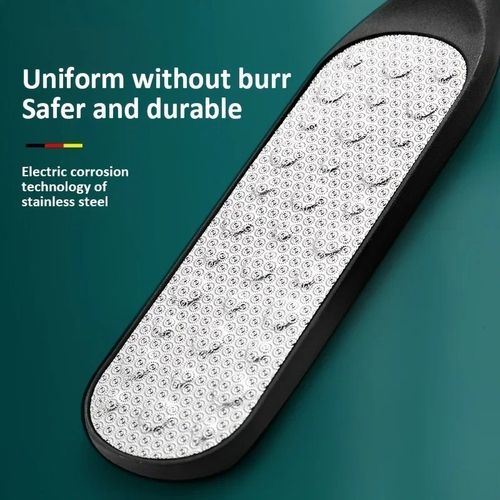 Stainless Steel Foot File Callus Remover Double Sided Dead Skin Rasp Pedicure To — image 3