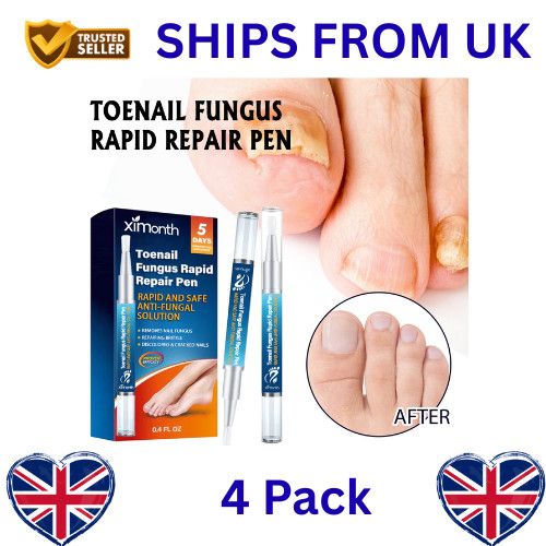 Nail Care Pen, 4Pcs Fungal Nail Pen, Nail Fungus Treatment for Toenail UK — image 3