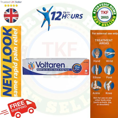 Voltaren Pain Relief Gel 12 hrs joint pain relief 30g Packs UK — image 5