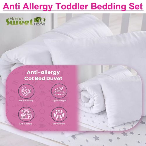 Toddler Anti Allergy Cot/Cot Bed Duvet Or Set 100% Microfiber Soft Baby Duvet — image 1