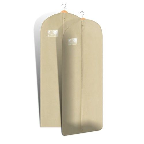 Hoesh Waterproof Long Zipped Suit Skirt Tops Clothes Dress Cover Garment Bags