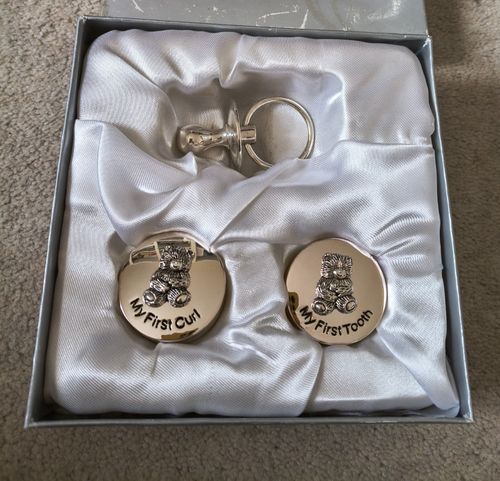 Bundle Job Lot Vintage Baby Christening Silver Plated Christening Gifts — image 3