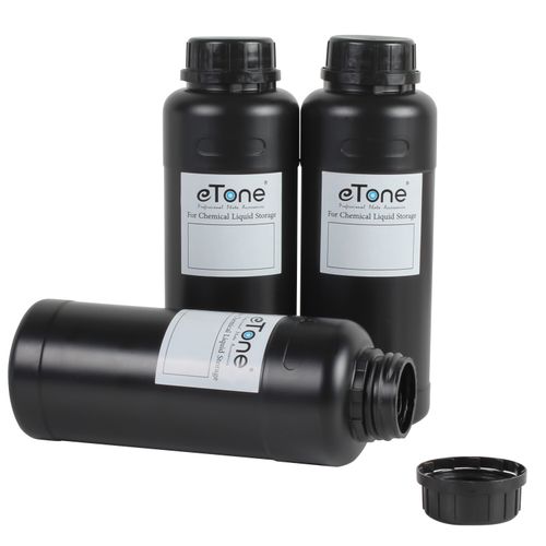 3x 500ml 0.5L Darkroom Film Negative Developing Chemical Storage Collect Bottles — image 2