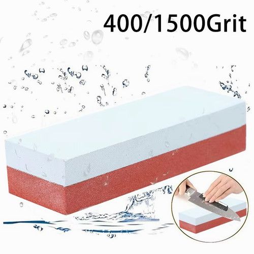 Dual Whetstone Waterstone Knife Sharpening Water Wet Sharpener 400/1500 set