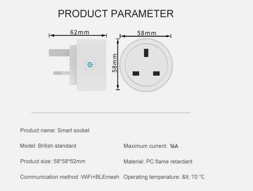 Wireless Smart Plug WiFi Sockets Power Socket for Google Home & Alexa — image 5