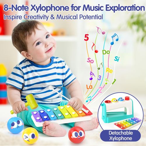 Toys for 1 Year Old Boys Girls Medium, Multicoloured Hammer & Pounding — image 3