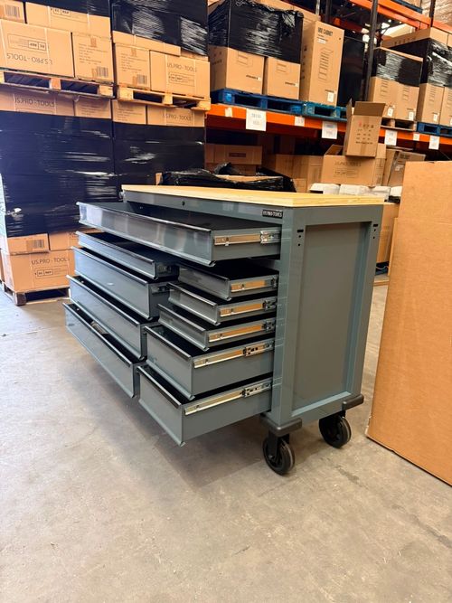 US PRO TOOLS TOOL CABINET CHEST BOX GREY BENCH 57" HEAVY DUTY FINANCE AVAILABLE — image 4