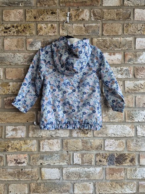 Girls Squirrel Floral Rain Coat Size 18 - 23 Months — image 2