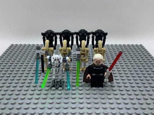 Lego Star Wars Droid Army General Grievous Count Dooku x8 Droids Battle Droid