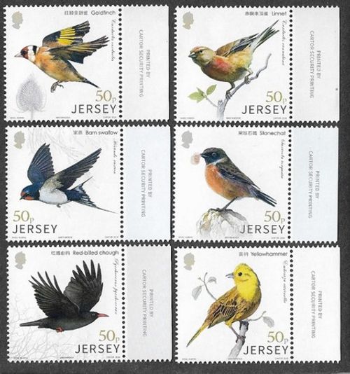 JERSEY BIRDS 2019 LINKS WITH CHINA NATURE MNH