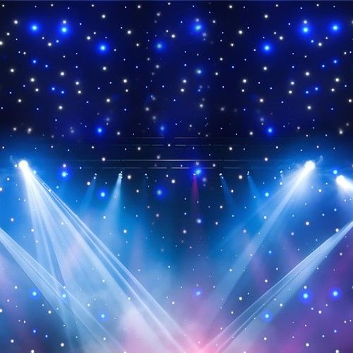 LED Stage Backdrop DMX  white &blue led Star Curtain drape light (customizable)