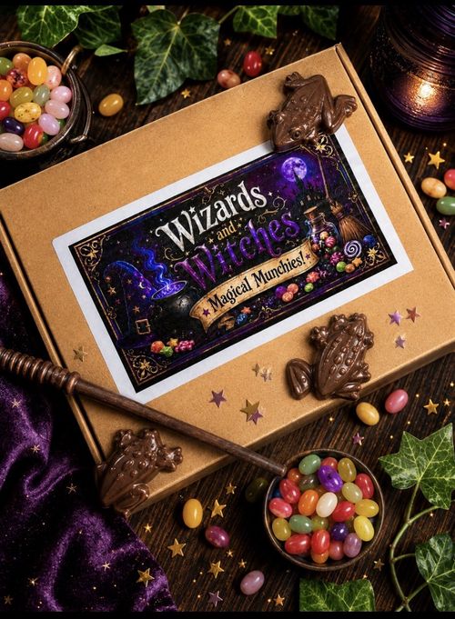 Wizards And Witches Magical Sweet Treats Gift Box/Harry Potter Fans/Personalised — image 1