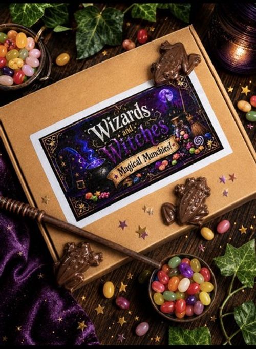 Wizards And Witches Magical Sweet Treats Gift Box/Harry Potter Fans/Personalised
