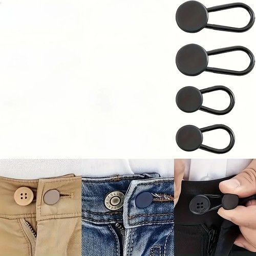 Button Extender for Trousers 12 Pc Jeans Buttons Waist Extenders for Mens Ladies