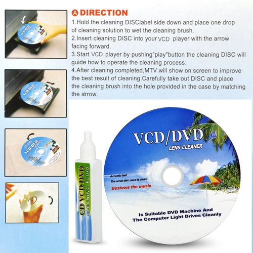 CD/DVD Player Lens Laser Head Dirt Remover Cleaner NEW — image 2