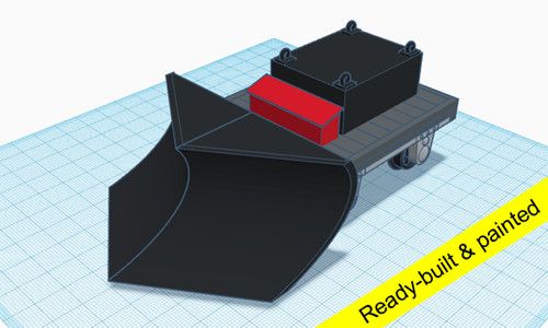 Industrial Snow Plough Ready Buillt RTR G Scale LGB Narrowgauge Garden Railway