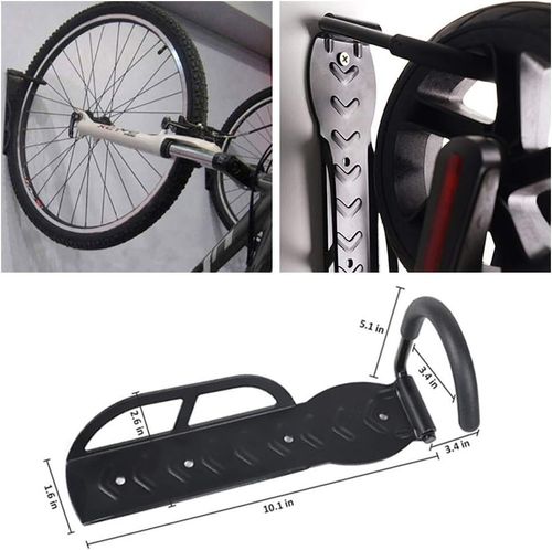 4x Bike Wall Mount Storage Rack Hooks Bicycle Hanger Garage Steel Holder UK — image 12