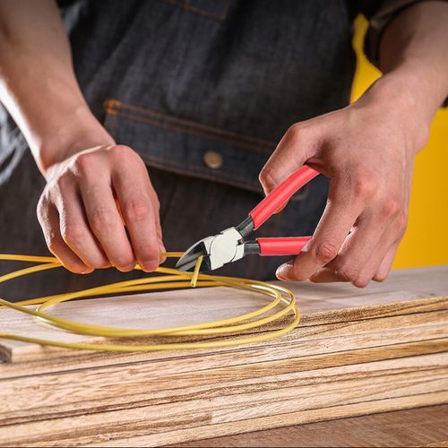 6" 150mm Flush Cut Diagonal Side Cutters Wire Cutting Pliers Nippers Tool UK — image 4