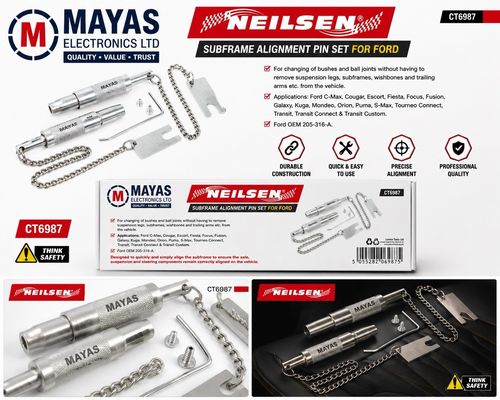 SUBFRAME ALIGNMENT PIN SET FOR FORD Focus, Fusion, Galaxy, Kuga, Mondeo Etc — image 2