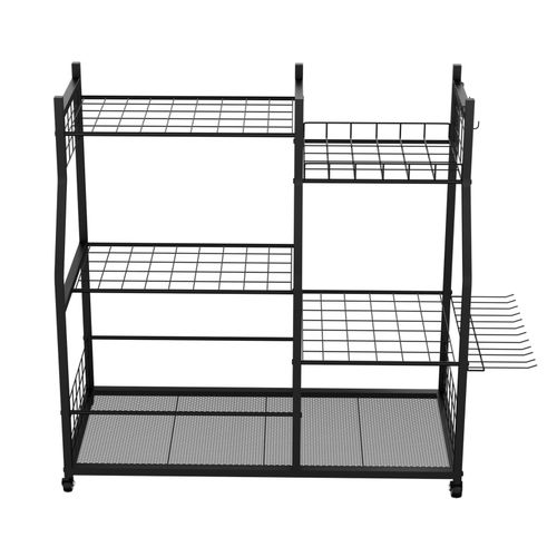 Heavy Duty Garden Tool Organizer Metal Yard Tools Rack for Garage Shed Storage — image 7