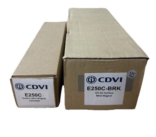 CDVI E250C Surface Mini Electromagnetic (Maglock) 12/24V DC With Z&L Brackets