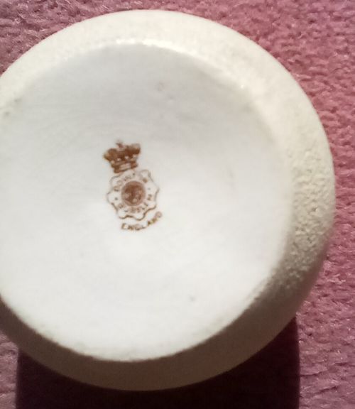 ANTIQUE ROYAL DOULTON SILVER & STONEWARE  MATCH HOLDER STRIKER FLAG EMBLEM  — image 12