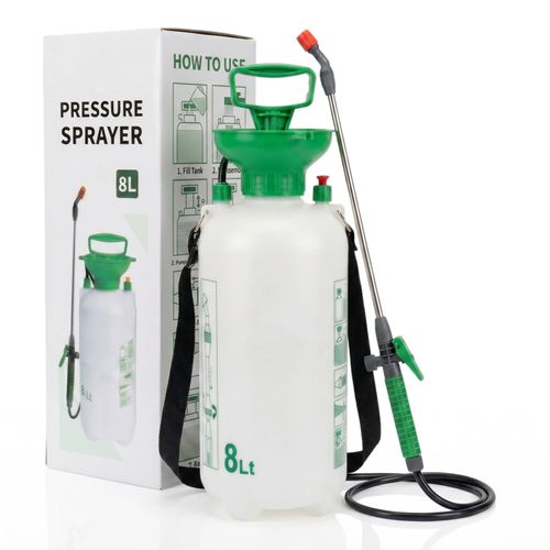 Garden Pressure Sprayer  5L / 8L  Portable Hand Pump Chemical Weed Spray Bottle — image 1