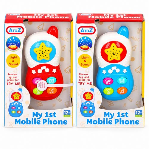 Toy Mobile Phone Lights and Sound Baby Toddler A to Z My 1st Ages 12 Months Plus — image 6