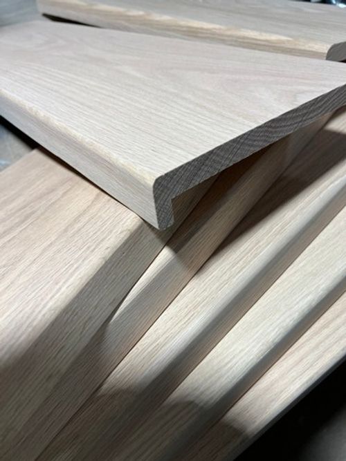 Solid Oak Stair Cladding And Riser Replacement 20x255x1000mm