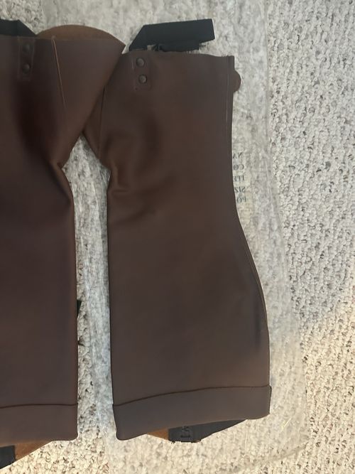 Mountain Horse Brown Leather Half Chaps NWT L — image 4