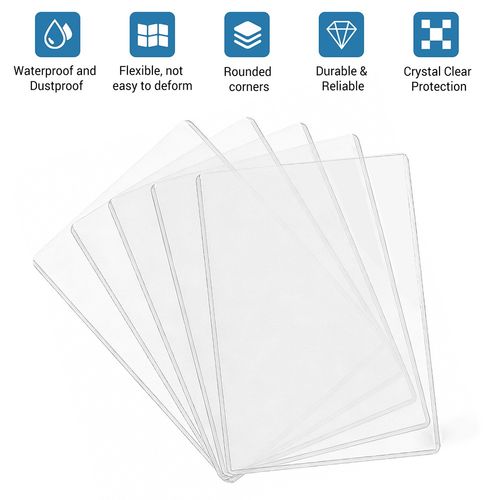 4" x 6" Hard PVC Sleeves Sheet Protector for Photo Postcard Trading Card Holders — image 2