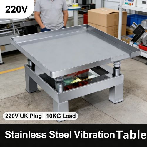 35x35cm Mini Concrete Vibration Table 220V Vibrating Platform UK Plug — image 1