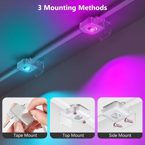 Permanent Outdoor Lights RGBIC Outdoor Christmas Decorations LED Eaves Lights UK — image 2