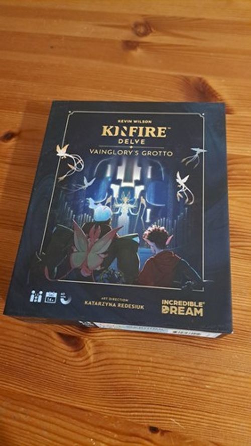 Kinfire Delve Vainglory's Grotto Card Game Incredibke Dream Strategy Board Game