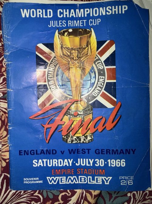 World Cup Final Souvenir Programme England v West Germany Wembley 30 July 1966 — image 1