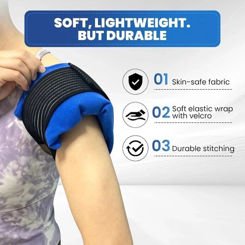 Ice Packs for Injuries Reusable(3 Piece Set),Gel Hot & Cold Ice Packs,Joint Pain — image 4