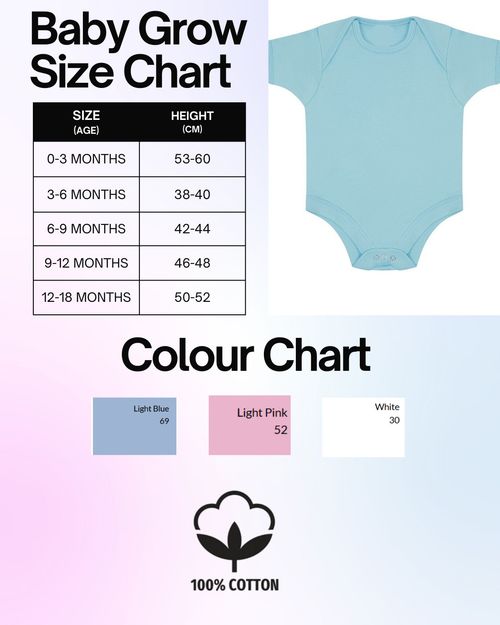 Personalised Baby Announcement Baby Grow Bodysuit Vest Any Photo or Text Gift — image 3