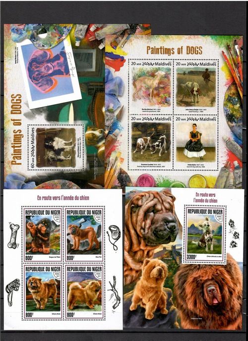 DOG breeds / dogs collection Pt. 2 (countries M-S) - 52 s/s MNH #CNA402 — image 7