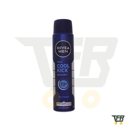 NIVEA Cool Kick 250ml Weighted Real Spray Stash Can Safe Hidden Safe Snap On Lid