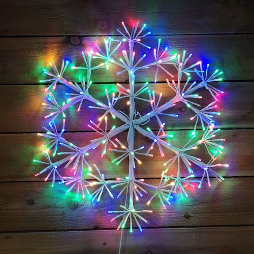 Christmas Silhouette LED Lights Twinkling Starburst Outdoor Xmas Home Decor 64cm — image 3
