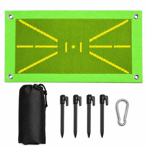 For PGM Golf Hitting Strike Mat Training Aid Impact Divot Board Durable Practice — image 2