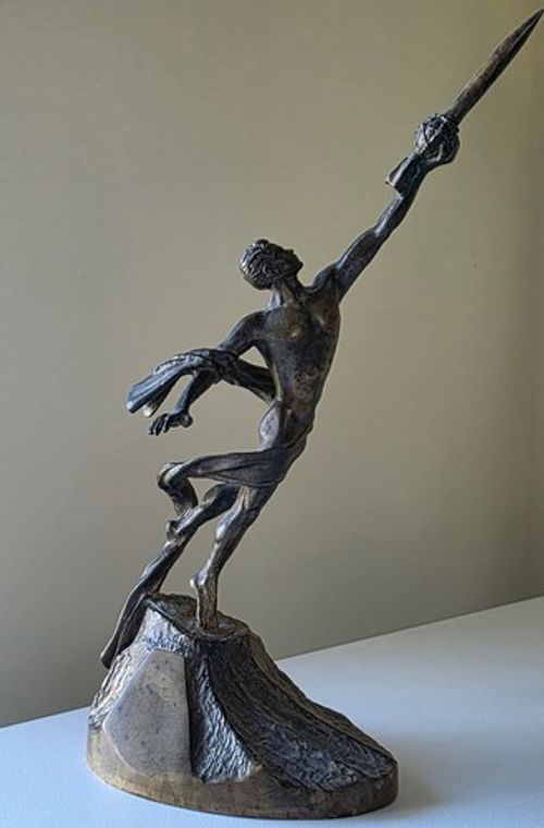 Soviet bronze statuette "To the Stars" Y. Gagarin "1st Astronaut in Space"