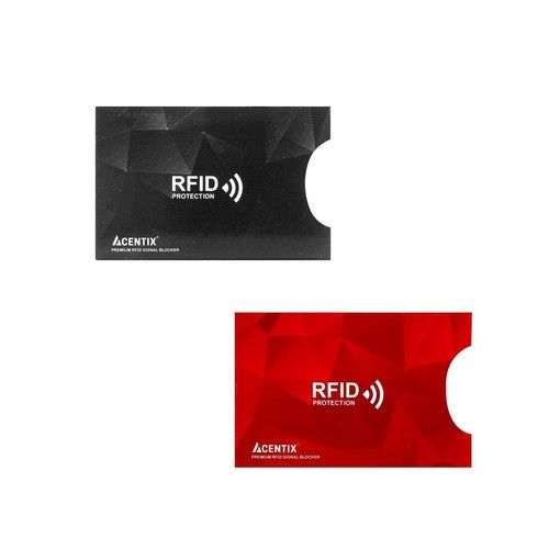 RFID/NFC Data Blocking Card Holder Sleeve Wallet for Credit Debit Protection