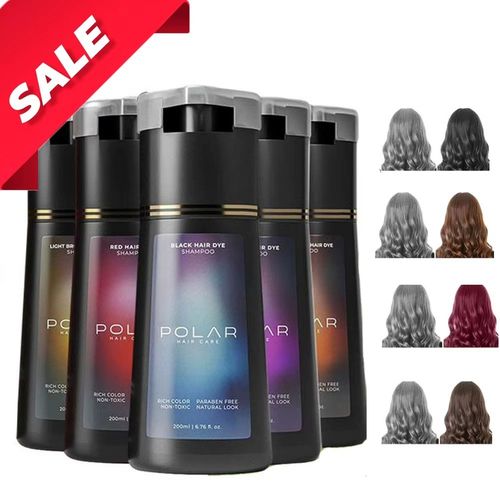 200ml Polar Hair Instant Dye Shampoo Hair Color Shampoo for Hair Natural Color — image 1