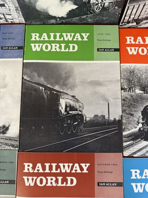 Railway World 1966 Complete Year 12 Issues Jan-Dec Vintage Rail Magazines — image 8