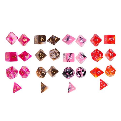 7 Pcs Polyhedral Dice Set for Dungeons and Dragons DND RPG   Table Games A — image 3